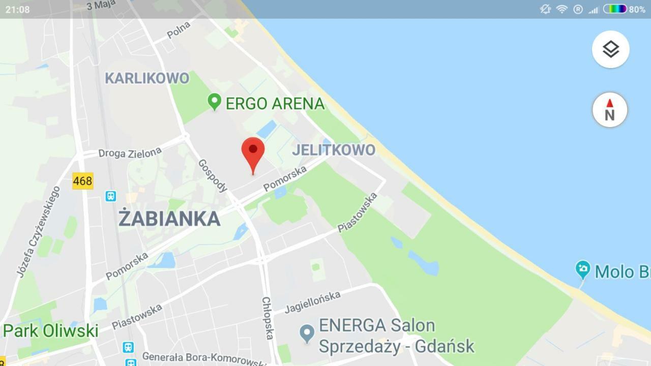 Mieszkanie Jelitkowo Danzig Exterior foto